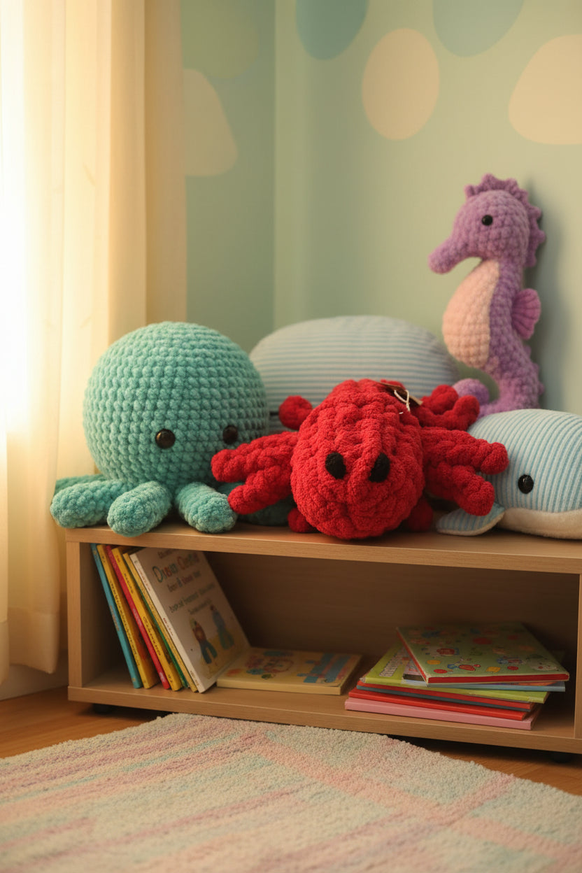 Handknit Lobster