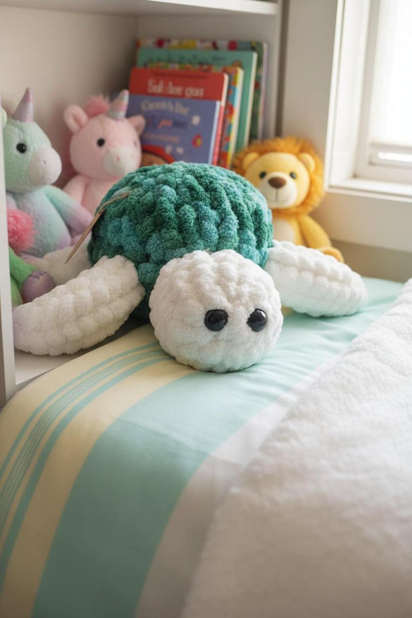 Handknit Turtle