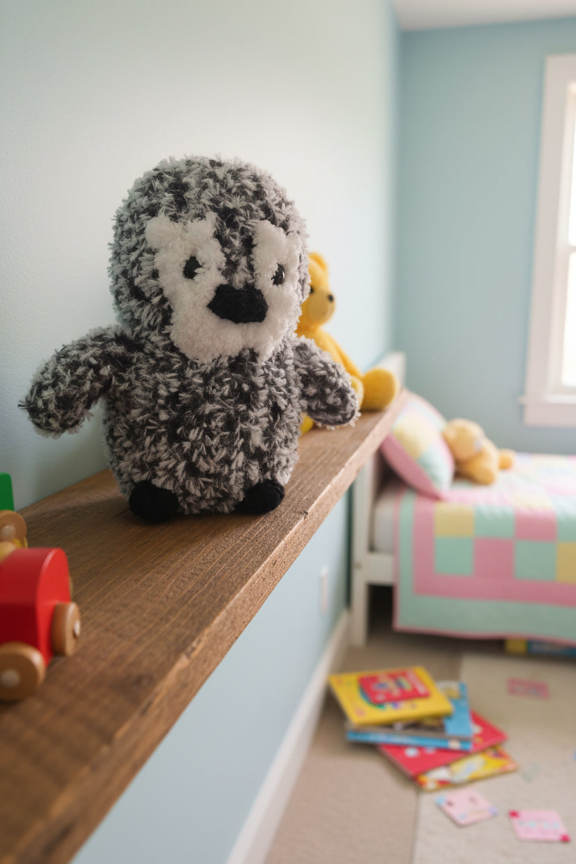 Handknit Penguin