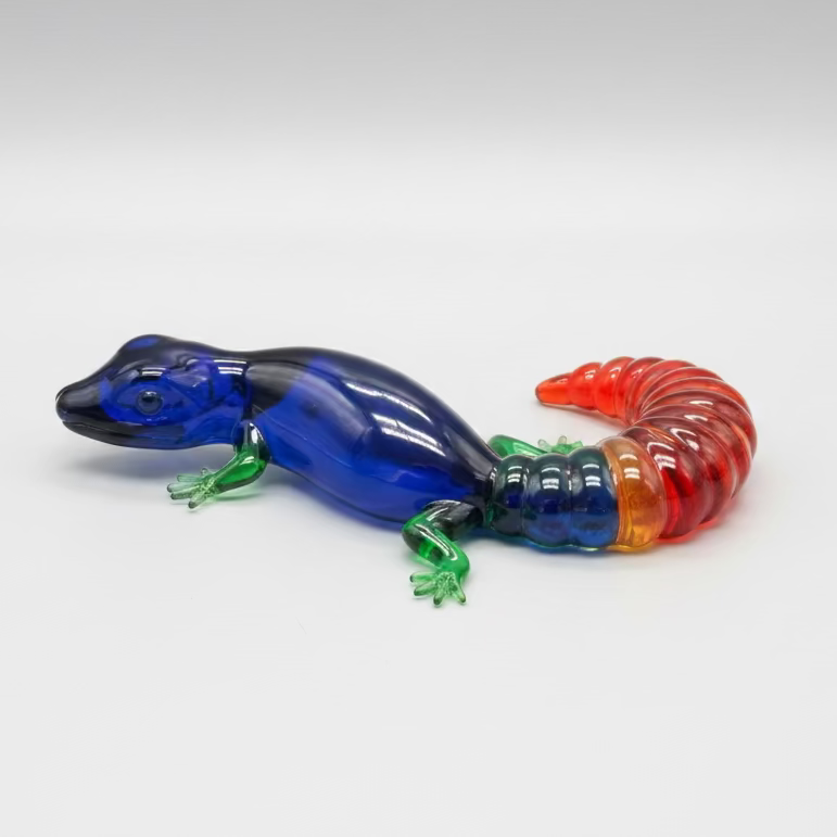 Custom resin lizard