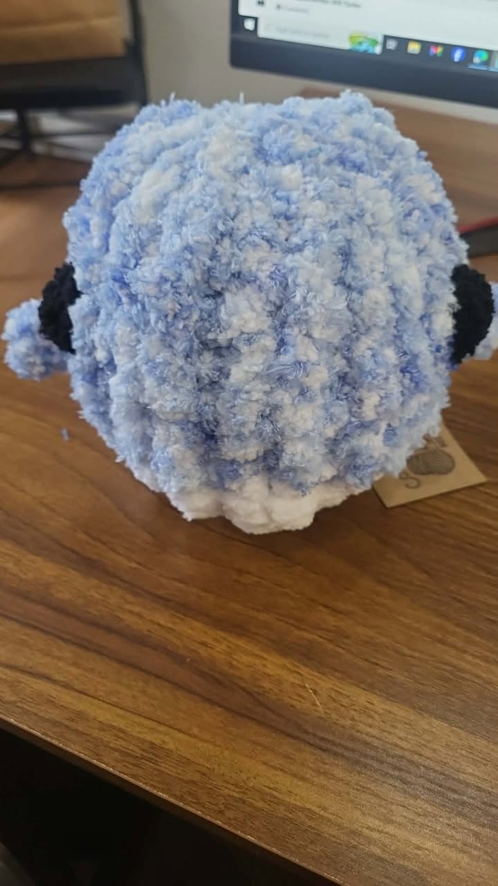 Handknit Whale