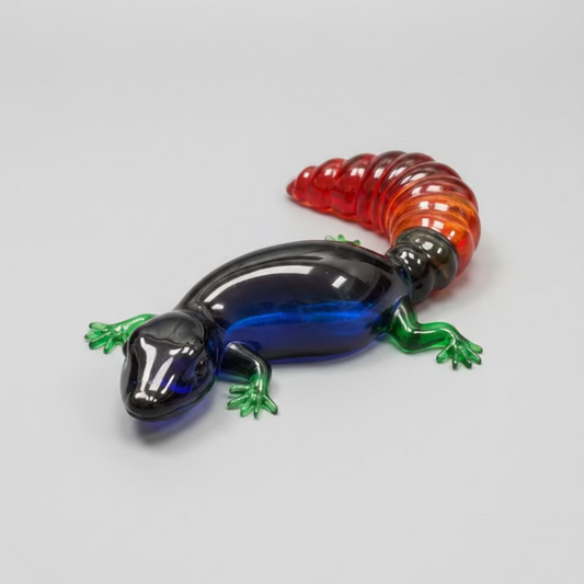 Custom resin lizard