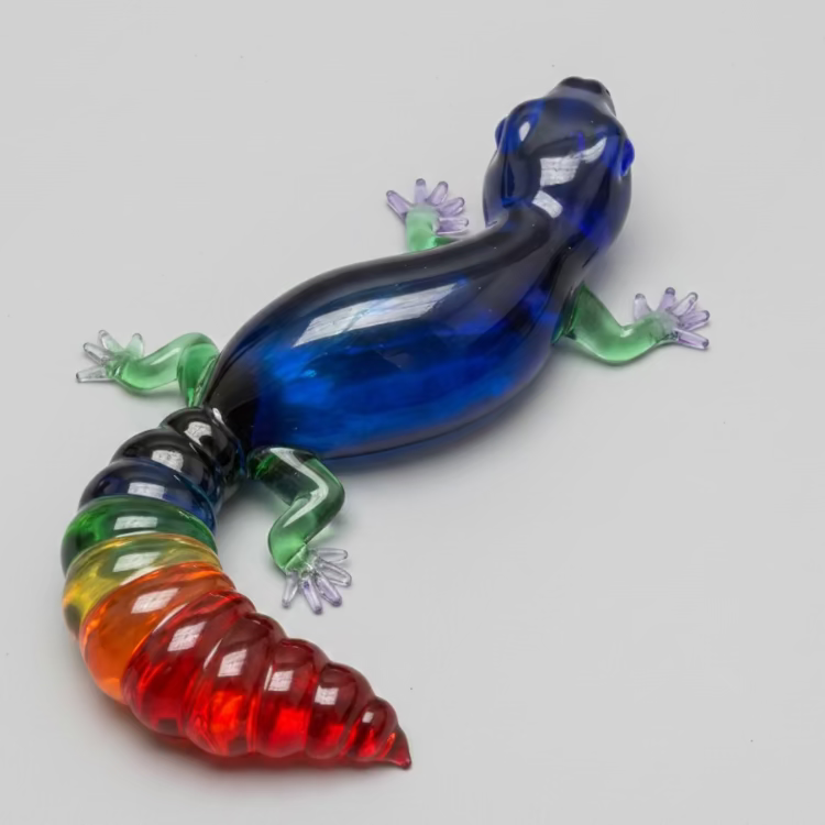 Custom resin lizard