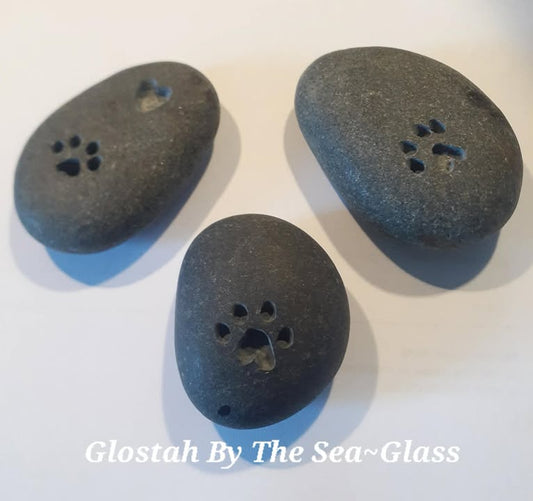 Hand Carved Beach Stones