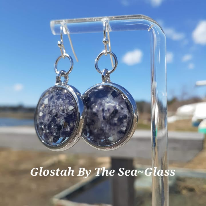 Crushed Shell Earrings