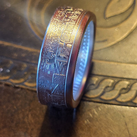 Aztec Calendar Ring