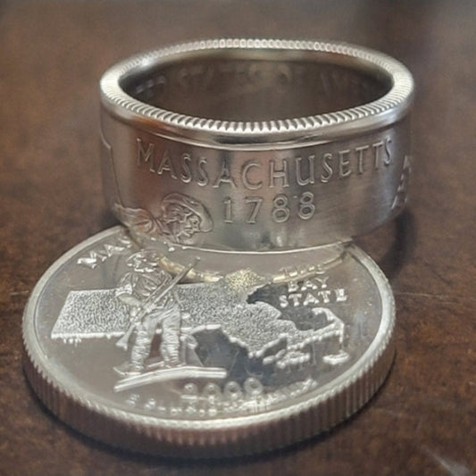 Silver State Quarter Rings - 90%